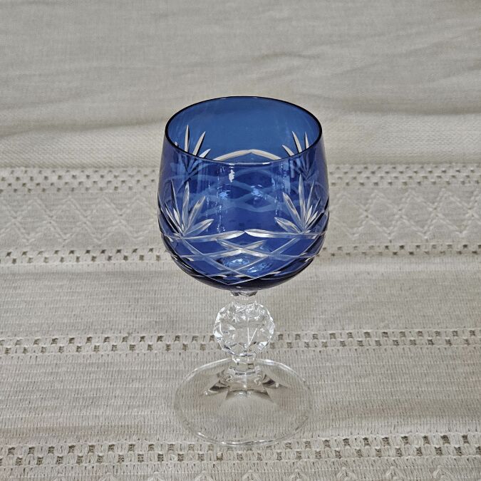 Bohemia Lorenzo 150ml Kristal 1 Adet Bardak Kadeh Takımı (Mavi)