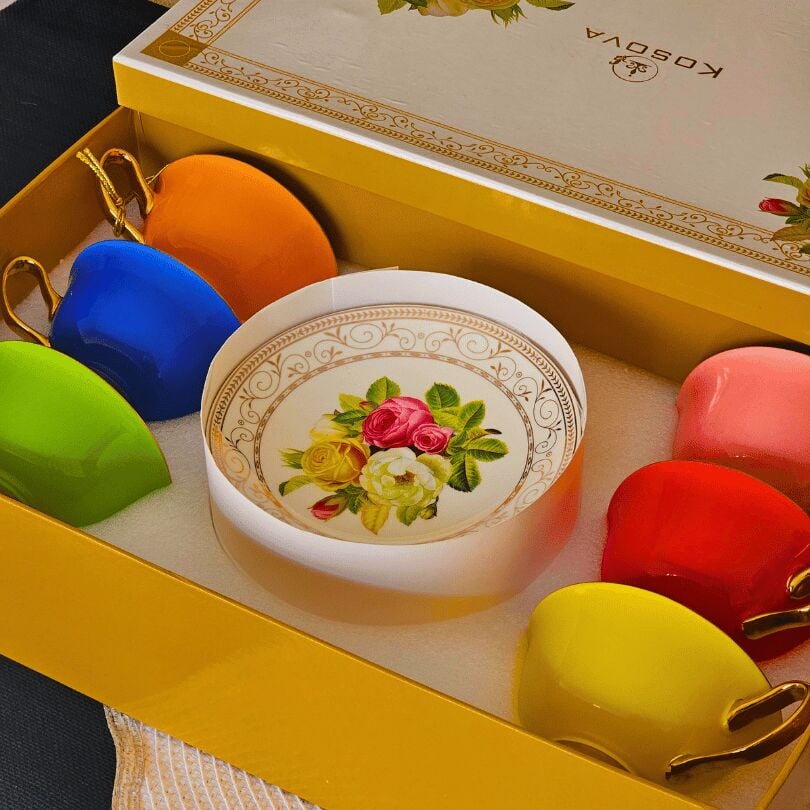 Sudedi Home 6'Lı Nescafe&Çay Fincan Takımı LIA-01