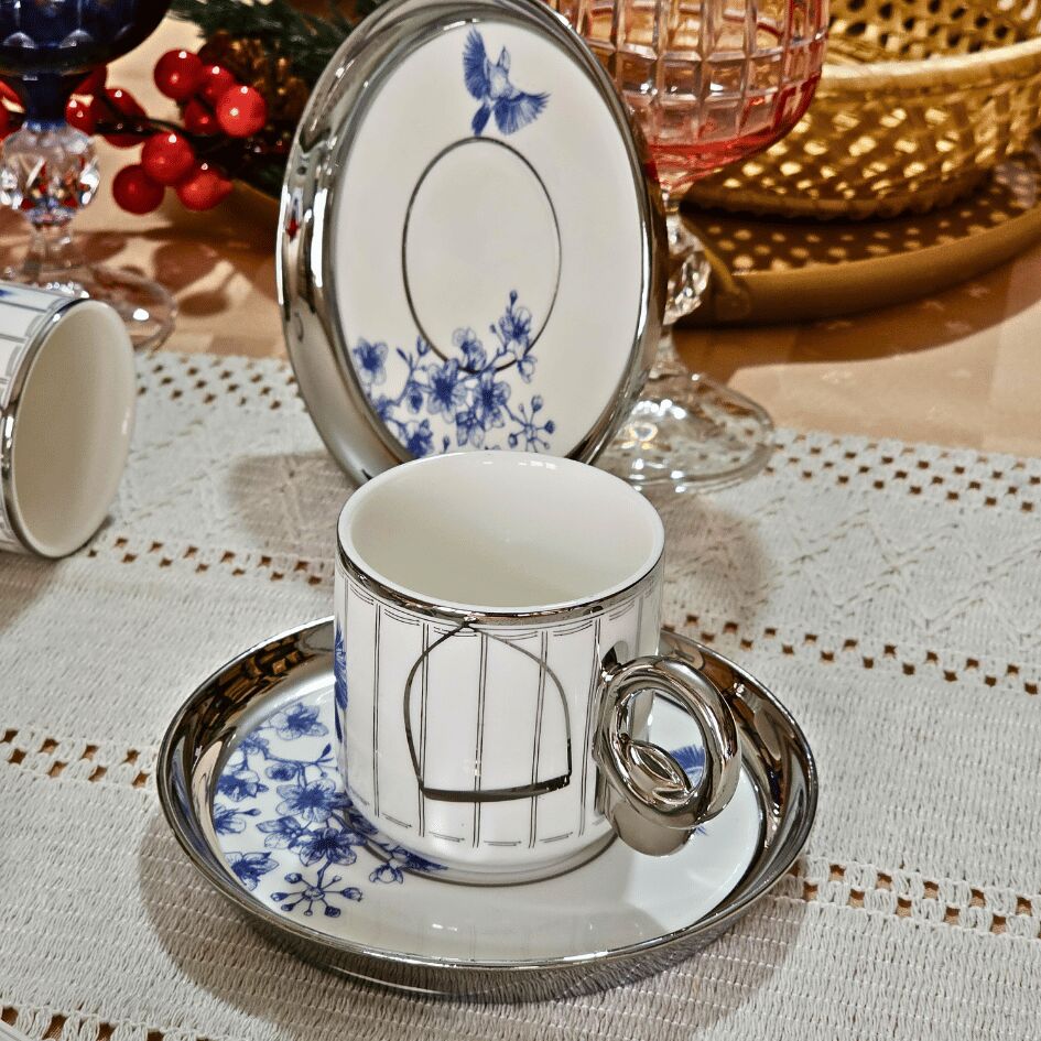 Savannah 6 Kişilik Kahve Fincanı Takımı - 90 ml HXF-0125172