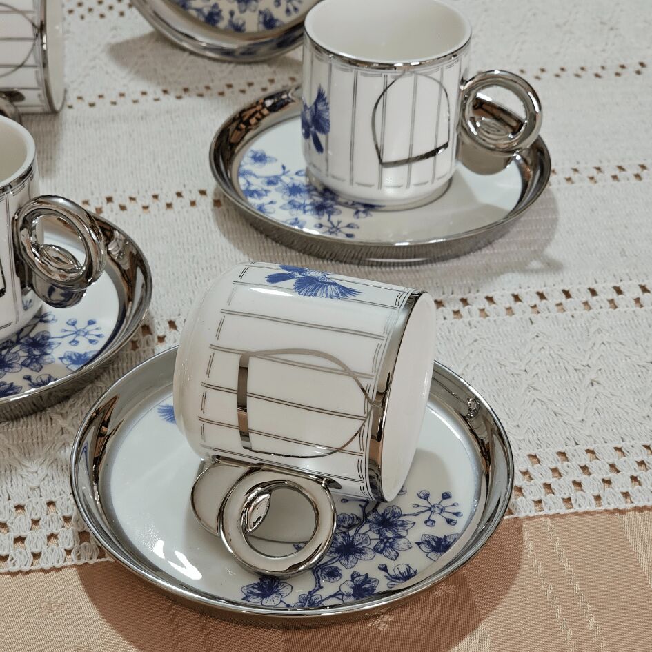 Savannah 6 Kişilik Kahve Fincanı Takımı - 90 ml HXF-0125172