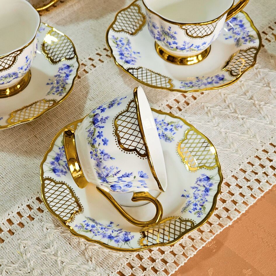 Timeo Teresa 6 Kişilik Kahve Fincan Takımı - 90 ml HXF-065566
