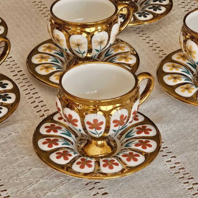 Oscar 6 Kişilik Kahve Fincan Takımı - 90 ml SCT-06177/8