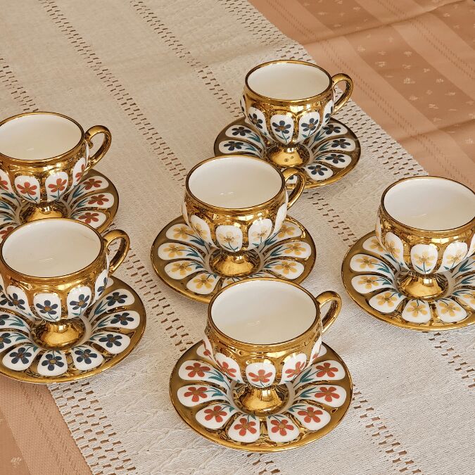 Oscar 6 Kişilik Kahve Fincan Takımı - 90 ml SCT-06177/8