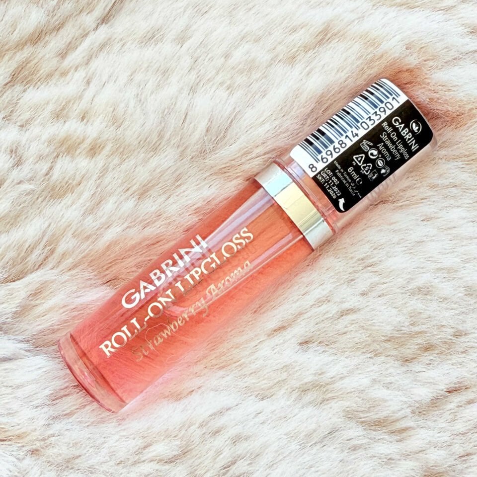 Sudedi Home Roll On Lip Gloss Dudak Parlatıcısı Çilek Aromalı Şeffaf Parlak Lipgloss