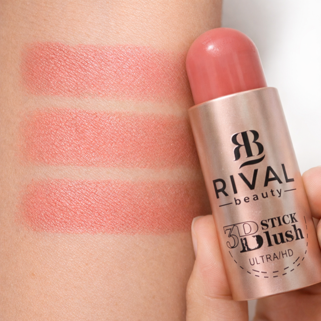 Sudedi Home Rival Beauty 3D Stick Blush Ultra HD Krem Allık Stick Doğal Canlı Renk 101