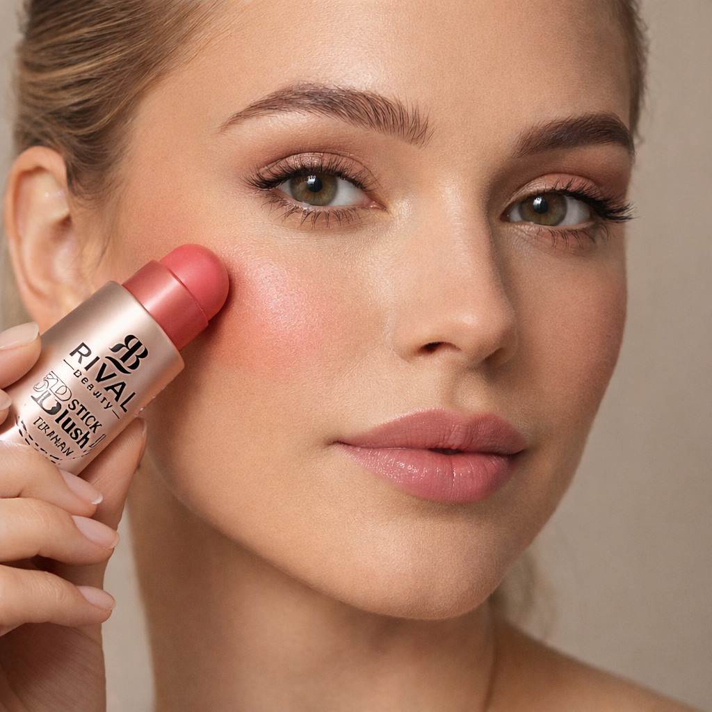 Sudedi Home Rival Beauty 3D Stick Blush Ultra HD Krem Allık Stick Doğal Canlı Renk 101