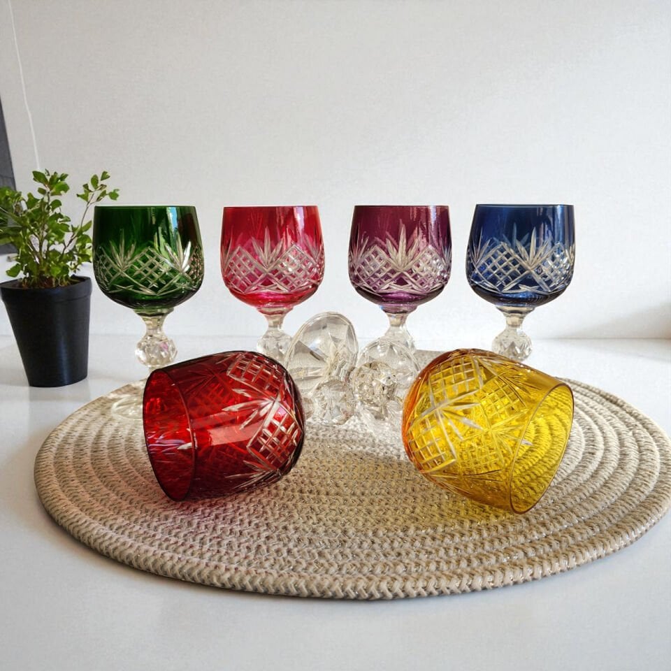 Sudedi Home Yaren Desen Bardak Kadeh Takımı