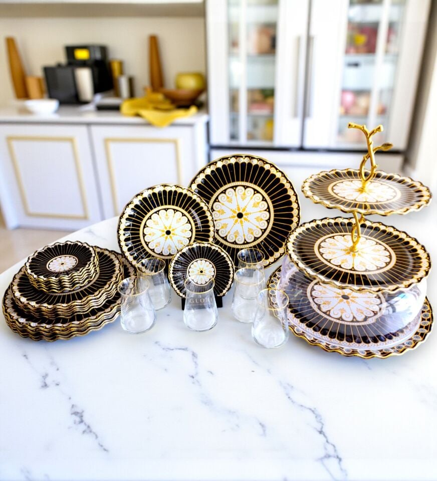 Sudedi Home Renoir 28 Parça Çay Pasta İkram Takımı