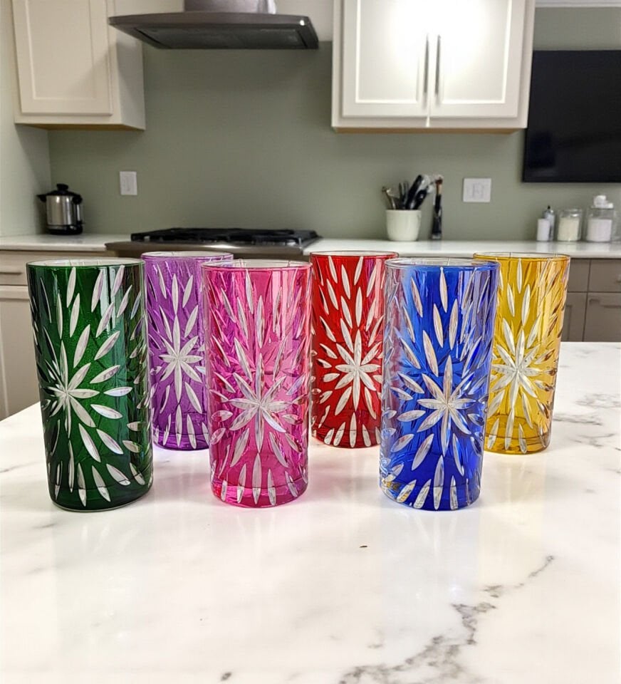 Sudedi Home Bohemia Rosa Uzun Bardak Kadeh Takımı