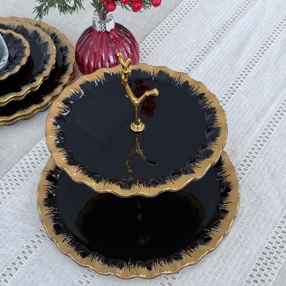 Glore Alba Altın Yaldızlı Kurabiyelik