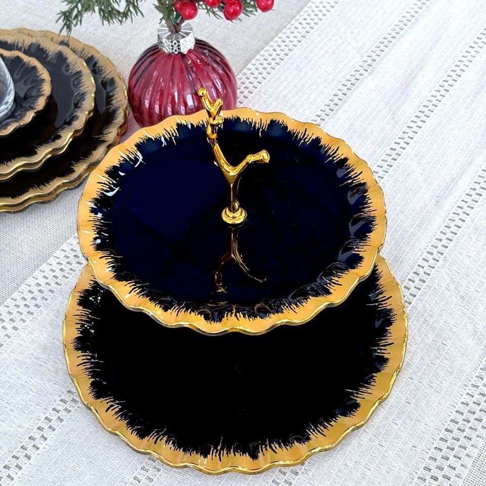 Glore Alba Altın Yaldızlı Kurabiyelik