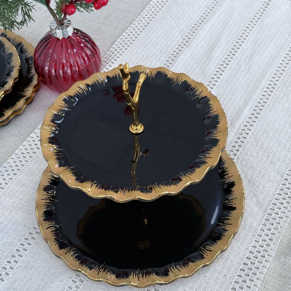 Glore Alba Altın Yaldızlı Kurabiyelik