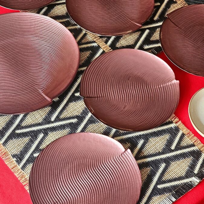 Glassco Mürdüm Favorim Cam Pasta Tabağı
