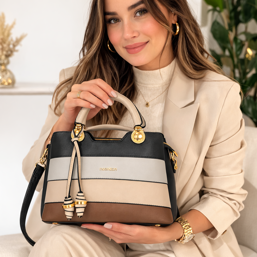 Kadın El ve Omuz Çantası Çok Renkli Modern Tasarım Günlük Kullanım Şık Kadın Çanta – Sudedi Home