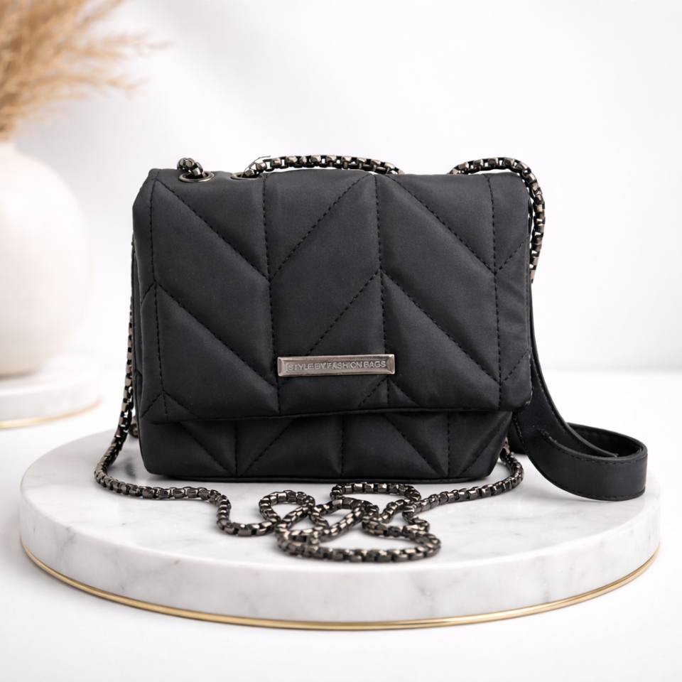 Kapitone Desenli Kadın Omuz ve Çapraz Çanta Zincir Askılı Günlük Şık Kadın Çanta – Sudedi Home