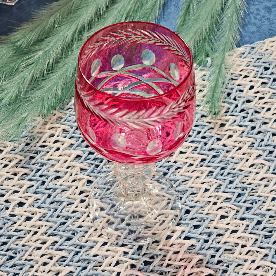 Hybrid  Desen Pembe 1 Adet Bardak Kadeh