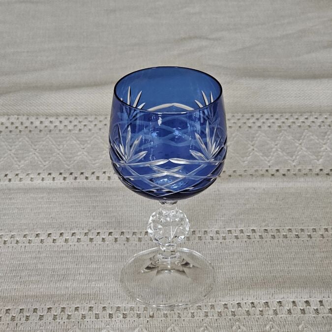 Bohemia Lorenzo 150ml Kristal 1 Adet Bardak Kadeh Takımı (Mavi)