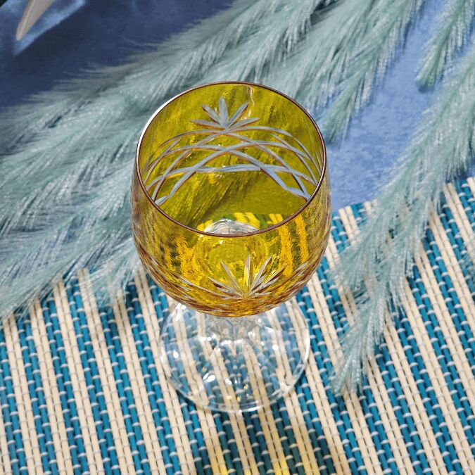 Bohemia Lorenzo 150ml Kristal 1 Adet Bardak Kadeh Takımı (Sarı)