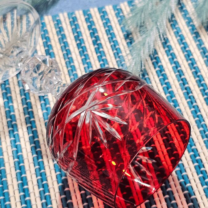Bohemia Lorenzo 150ml Kristal 1 Adet Bardak Kadeh Takımı (Kırmızı)