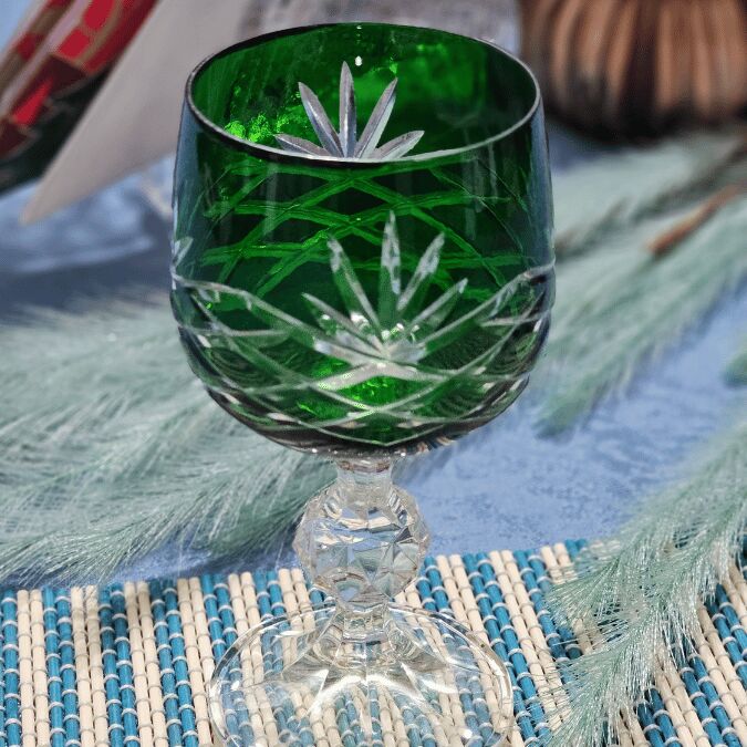 Bohemia Lorenzo 150ml Kristal 1 Adet Bardak Kadeh Takımı (Yeşil)