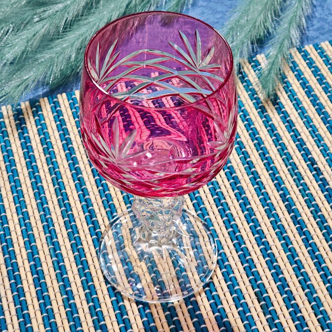 Bohemia Lorenzo 150ml Kristal 1 Adet Bardak Kadeh (Pembe)