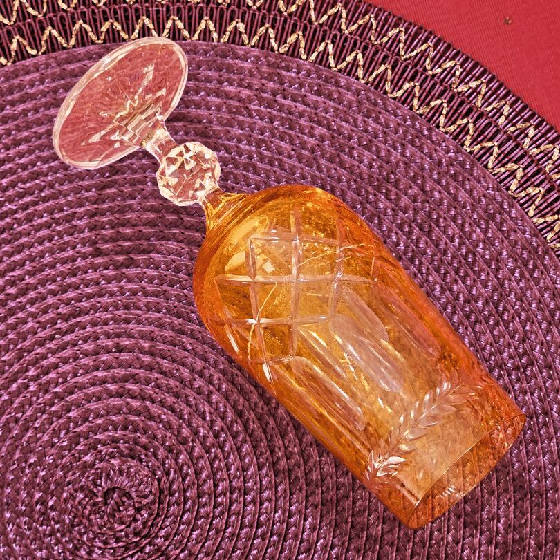Bohemia Zaraif 180 Ml Kristal 1 Adet Kadeh Bardak (Sarı)
