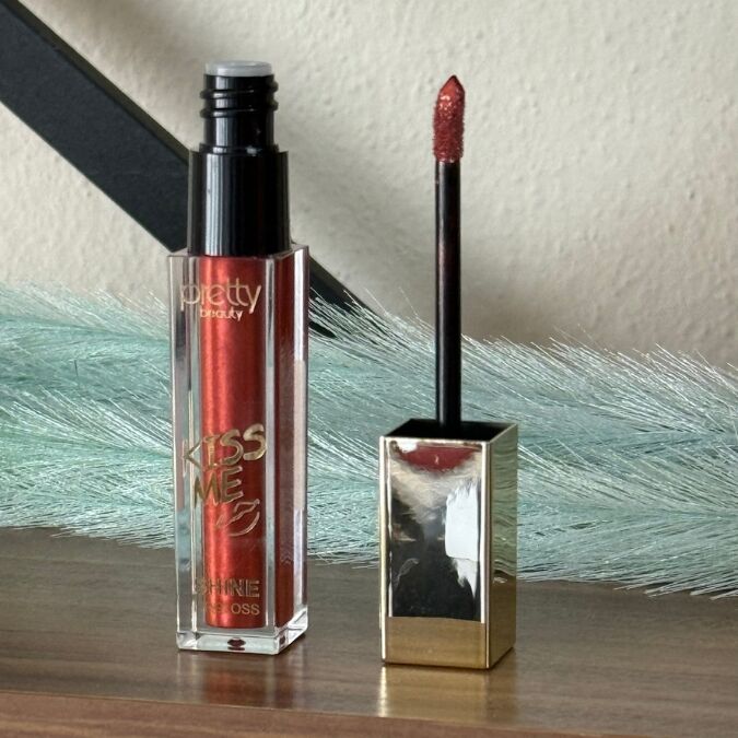 Sudedi Home Kiss Me Shine Lip Gloss - Yoğun Kızıl Işıltılı Dudak Parlatıcısı