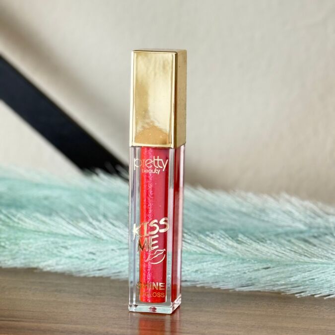 Sudedi Home Kiss Me Shine Lip Gloss - Parlak Kırmızı Dudak Parlatıcısı
