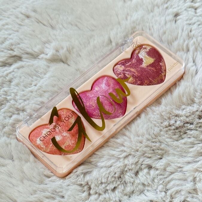 Sudedi Home Kalp Şeklinde Allık ve Highlighter Paleti