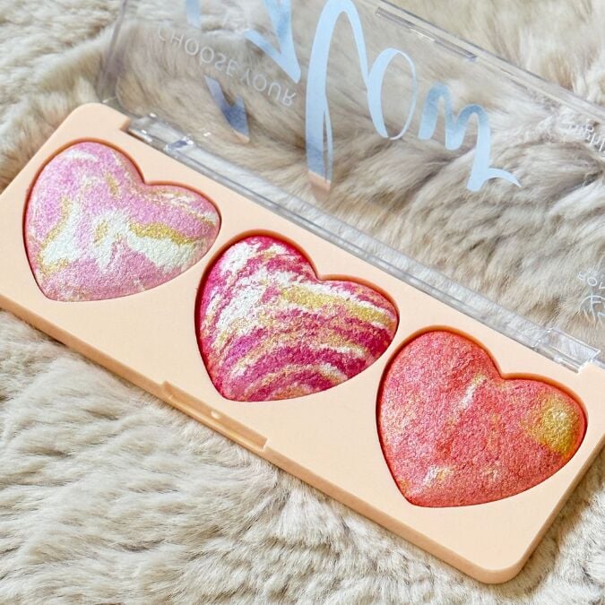Sudedi Home Aşkla Işılda! Kalp Formlu Highlighter & Aydınlatıcı Paleti